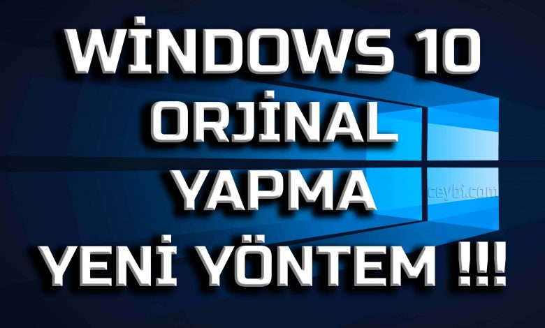 Windows 10 Orjinal Yapma | YENİ YÖNTEM ÇOK KOLAY!! 1 – windowsu etkinlestir1